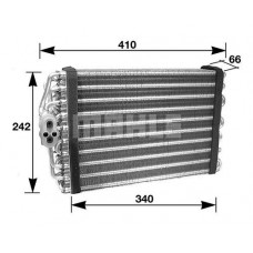 AE 46 000S MAHLE Випарник кондиціонера