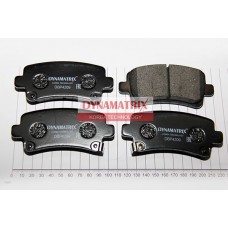 DBP4209 DYNAMATRIX Комплект гальмівних колодок дисковий гальм