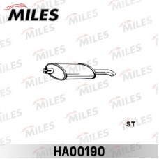HA00190 MILES Глушник вихлопних газів кінцевий