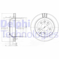 BG3775C DELPHI Гальмівний диск