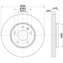 8DD 355 108-951 HELLA PAGID Гальмівний диск