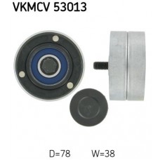 VKMCV 53013 SKF Паразитный / ведущий ролик, Поліклиновий ремінь