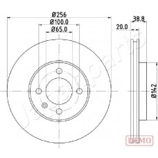 DI-0935C JAPANPARTS Гальмівний диск