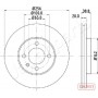 DI-0935C JAPANPARTS Гальмівний диск