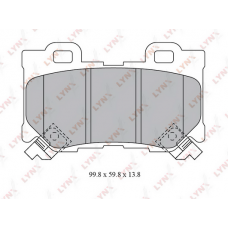 BD-5743 LYNXauto Комплект гальмівних колодок дисковий гальм