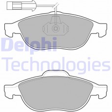 LP1777 DELPHI КомплеК т гальмівних колодок, дискове гальмо