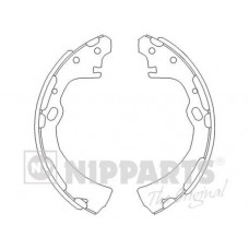 J3501038 NIPPARTS Комплект гальмівних колодок