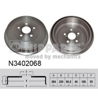 N3402068 NIPPARTS Гальмівний барабан