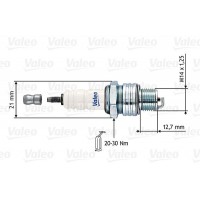 246882 VALEO Свічка запалювання