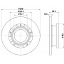8DD 355 120-181 HELLA PAGID Гальмівний диск