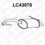 LC43070 VENEPORTE Глушник вихлопних газів кінцевий