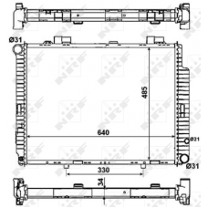 WG1722599 WILMINK GROUP Радіатор охолодження двигуна