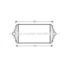 Интеркулер AVA QUALITY COOLING CN4086
