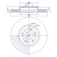 142.1479 CAR Гальмівний диск