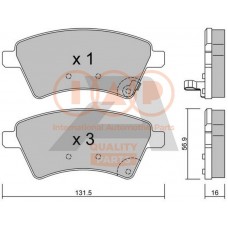 704-16100P IAP QUALITY PARTS Комплект гальмівних колодок дисковий гальм
