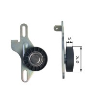 T39143 GATES НАТЯЖИТЕЛЬ РЕМЕНЯ, клиновой зубча