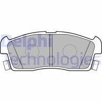 LP2258 DELPHI Комплект гальмівних колодок дисковий гальм