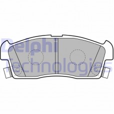 LP2258 DELPHI Комплект гальмівних колодок дисковий гальм