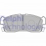 LP2258 DELPHI Комплект гальмівних колодок дисковий гальм