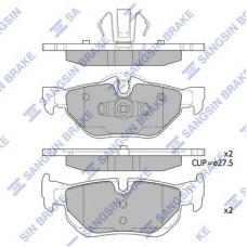 SP2158 Hi-Q Комплект гальмівних колодок дисковий гальм