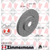 430.2631.52 ZIMMERMANN Гальмівний диск