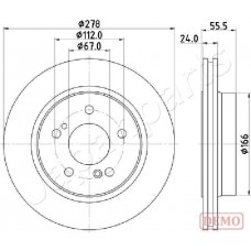 DP-0506C JAPANPARTS Гальмівний диск