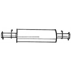 32405 SIGAM Середній глушник вихлопних газів