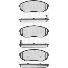 363916060447 MAGNETI MARELLI Комплект гальмівних колодок дисковий гальм
