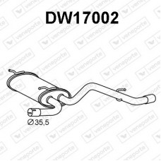 DW17002 VENEPORTE Глушник вихлопних газів кінцевий