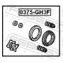 0375-GH3F FEBEST Ремкомплект, Гальмівний супорт