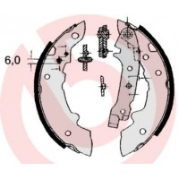 S 68 508 BREMBO Комплект гальмівних колодок