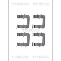 8105 431624 TRISCAN Комплектуючі колодки дискового гальма