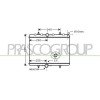CI942R002 PRASCO Радіатор охолодження двигуна