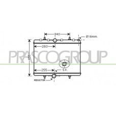CI942R002 PRASCO Радіатор охолодження двигуна