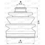SJK7034.00 OPEN PARTS Комплект пыльника, Привідний вал