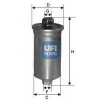 31.699.00 UFI Паливний фільтр