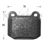FK10125 KAISHIN Комплект гальмівних колодок дисковий гальм