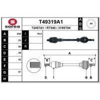 T49319A1 EAI Привідний вал