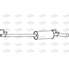 P72011 FENNO Середній глушник вихлопних газів