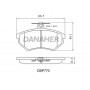 DBP770 DANAHER Комплект гальмівних колодок дисковий гальм
