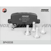 BP43038 FENOX Комплект гальмівних колодок дисковий гальм