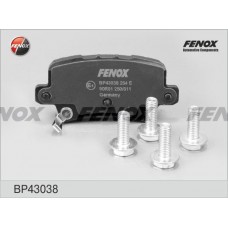 BP43038 FENOX Комплект гальмівних колодок дисковий гальм