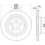 8DD 355 128-751 HELLA PAGID Гальмівний диск