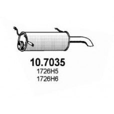 10.7035 ASSO Глушник вихлопних газів кінцевий