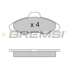 BP2462 BREMSI КомплеК т гальмівних колодок, дискове гальмо