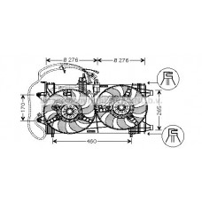 FT7518 AVA QUALITY COOLING Вентилятор охолодження двигуна