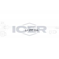 610610 E C ICER Сигналізатор зносу гальмівних колодок