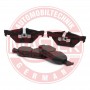 13046072172N-SET-MS MASTER-SPORT GERMANY Комплект гальмівних колодок дисковий гальм