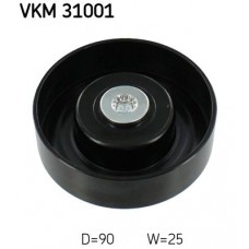 VKM 31001 SKF Паразитный / ведущий ролик, Поліклиновий ремінь