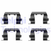 LX0411 DELPHI Комплектуючі колодки дискового гальма